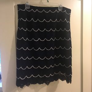 XL 41 Hawthorn (Stitch Fix) Black skirt